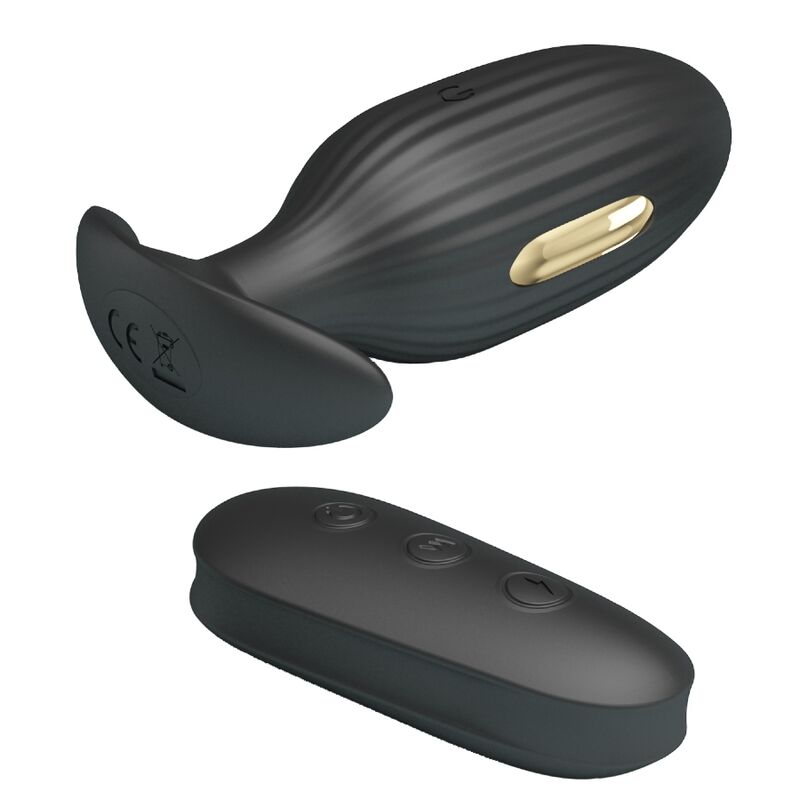 Pretty Love - Vibrador Recarregável Anal Kelly Plug Negro