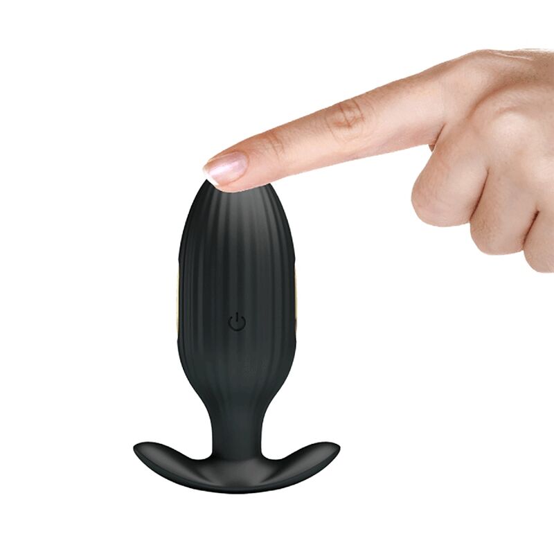 Pretty Love - Vibrador Recarregável Anal Kelly Plug Negro