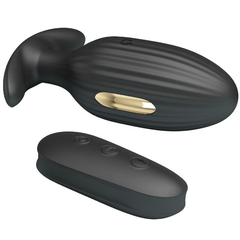 Pretty Love - Vibrador Recarregável Anal Kelly Plug Negro