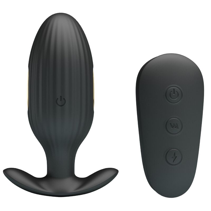 Pretty Love - Vibrador Recarregável Anal Kelly Plug Negro
