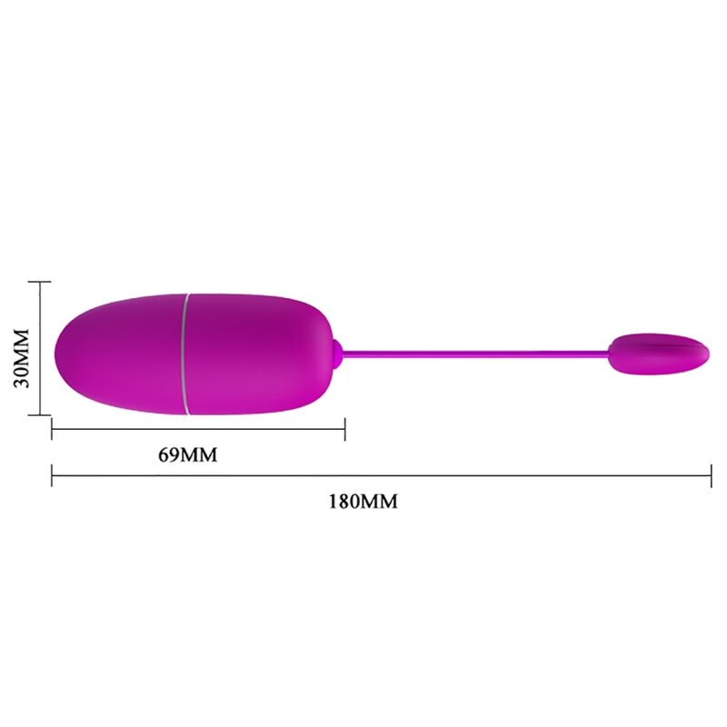 PRETTY LOVE - NYMPH OVO VIBRADOR CONTROLADO POR APP VIOLETA