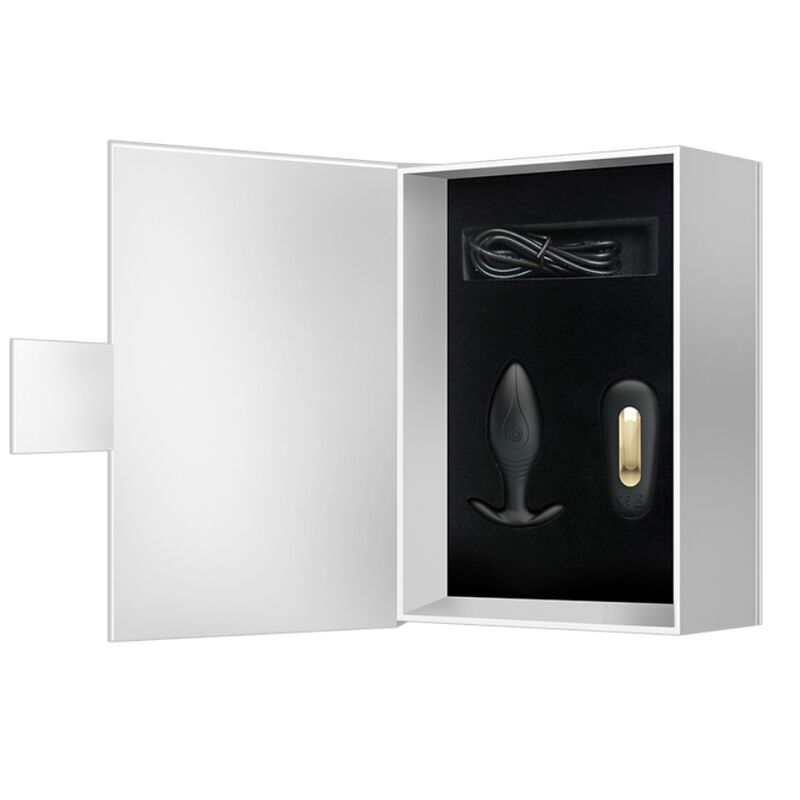 Pretty Love - Vibrador Recarregável Regina Plug Anal Negro
