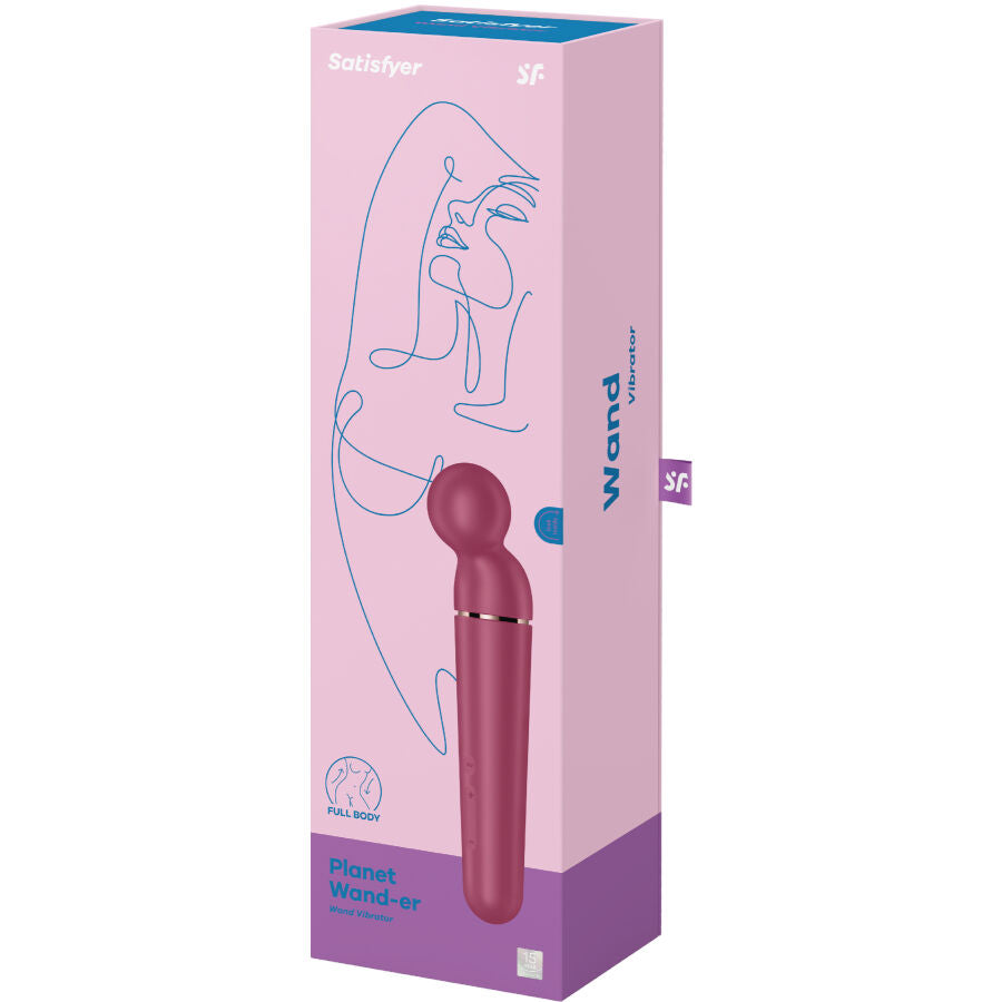 Satisfyer - Planeta Wand-er Vibrador Masajeador Berry