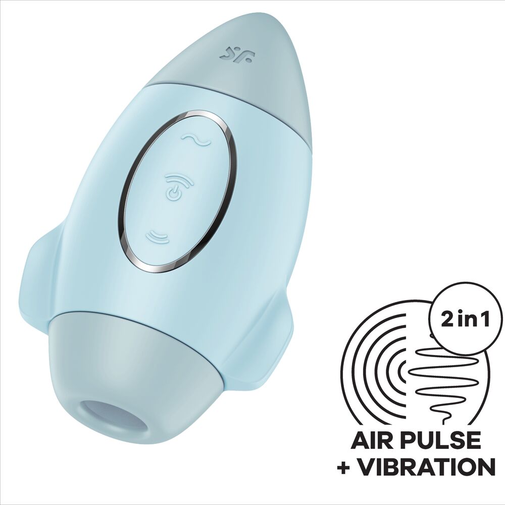 Satisfyer - Vibrador De Impulso Duplo Pequeño Lilás Mission Control