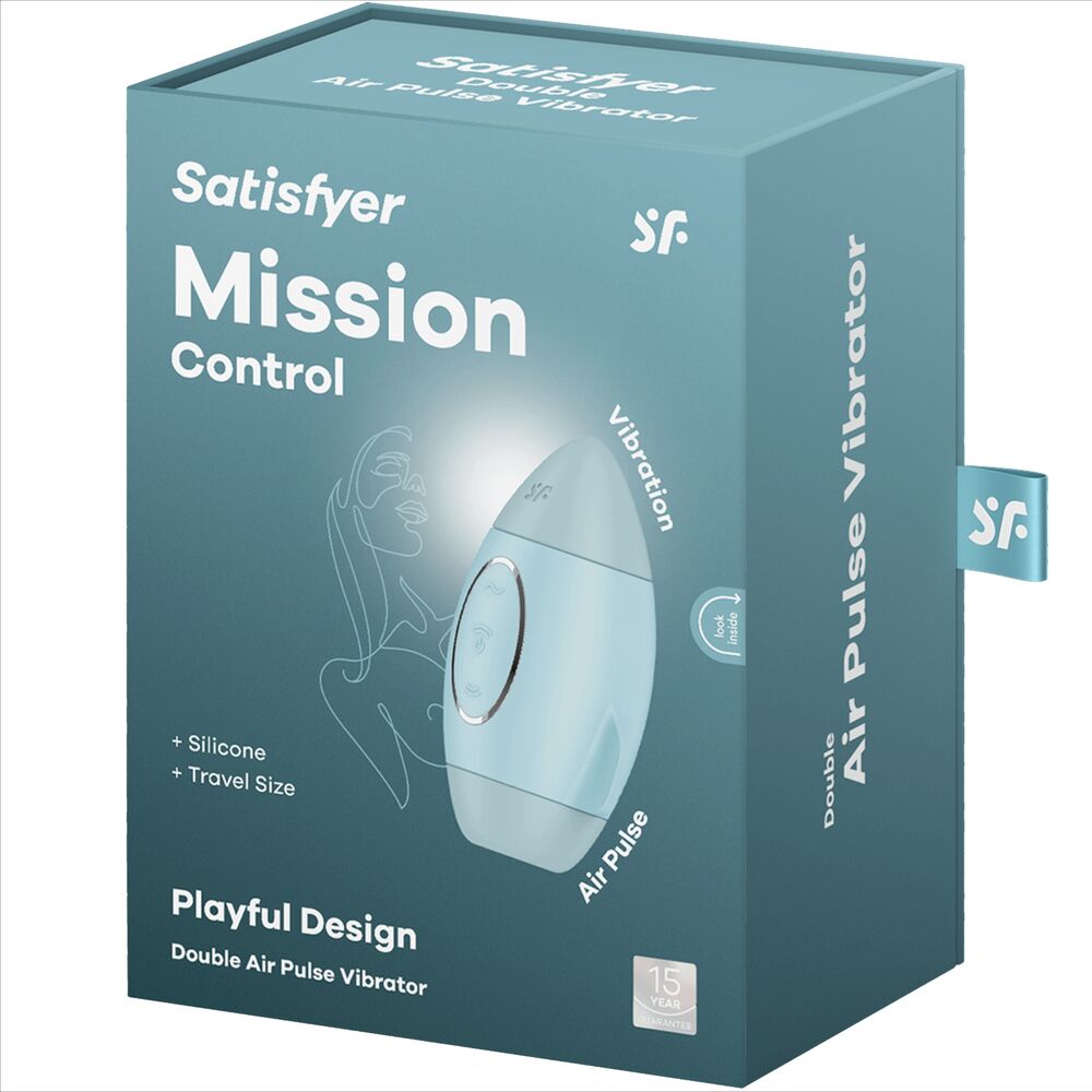 Satisfyer - Vibrador De Impulso Duplo Pequeño Lilás Mission Control