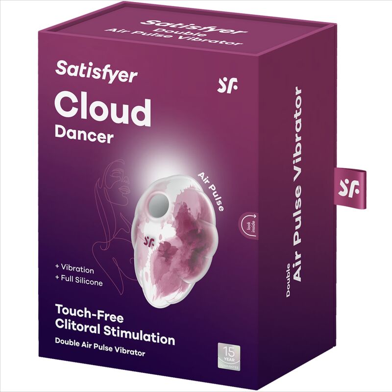 SATISFYER - VIBRADOR DE PULSO DE AR AZUL CLOUD DANCER