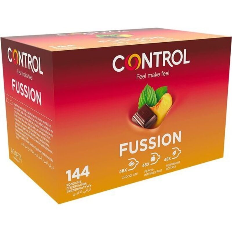CONTROL - ADAPTA FUSSION PRESERVATIVOS 144 UNIDADES - Sex Shop Sexy