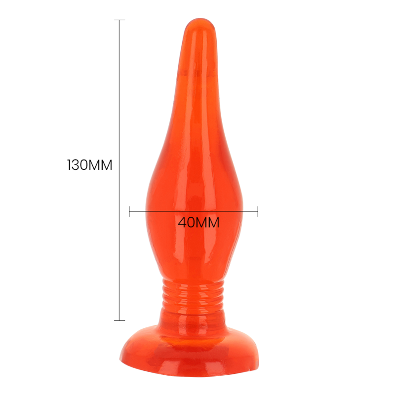 BAILE - PLUG ANAL TATO SUAVE VERMELHO 14.2 CM - Sex Shop Sexy