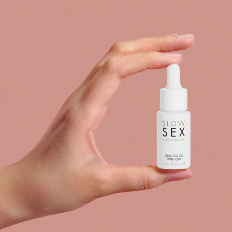 BIJOUX - SLOW SEX ÓLEO PARA SEXO ORAL COM CBD 15 ML