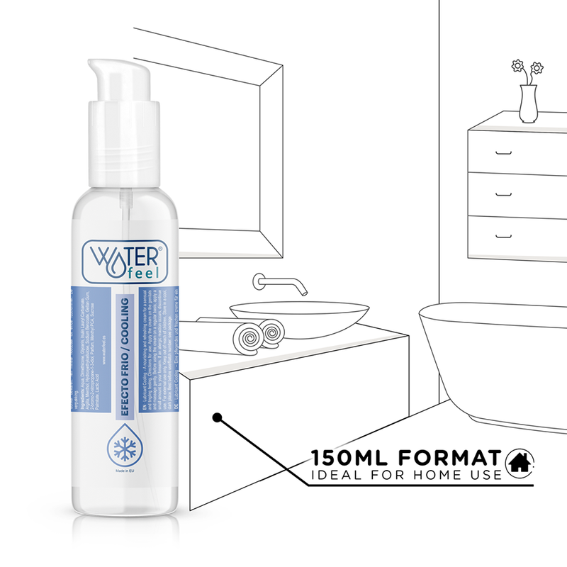 WATERFEEL - LUBRIFICANTE EFEITO FRIO 150 ML - Sex Shop Sexy