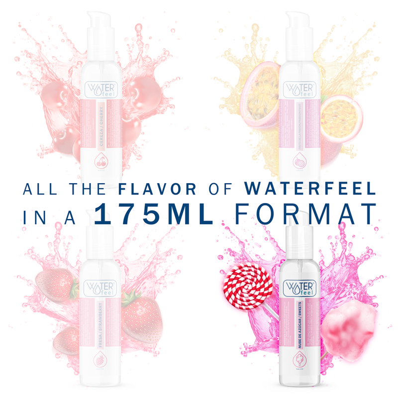 Waterfeel - Lubrificante Nuvem De Açúcar 175 Ml