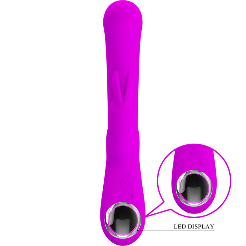 Pretty Love - Vibrador de Coelho Lamar y Ponto G Violeta