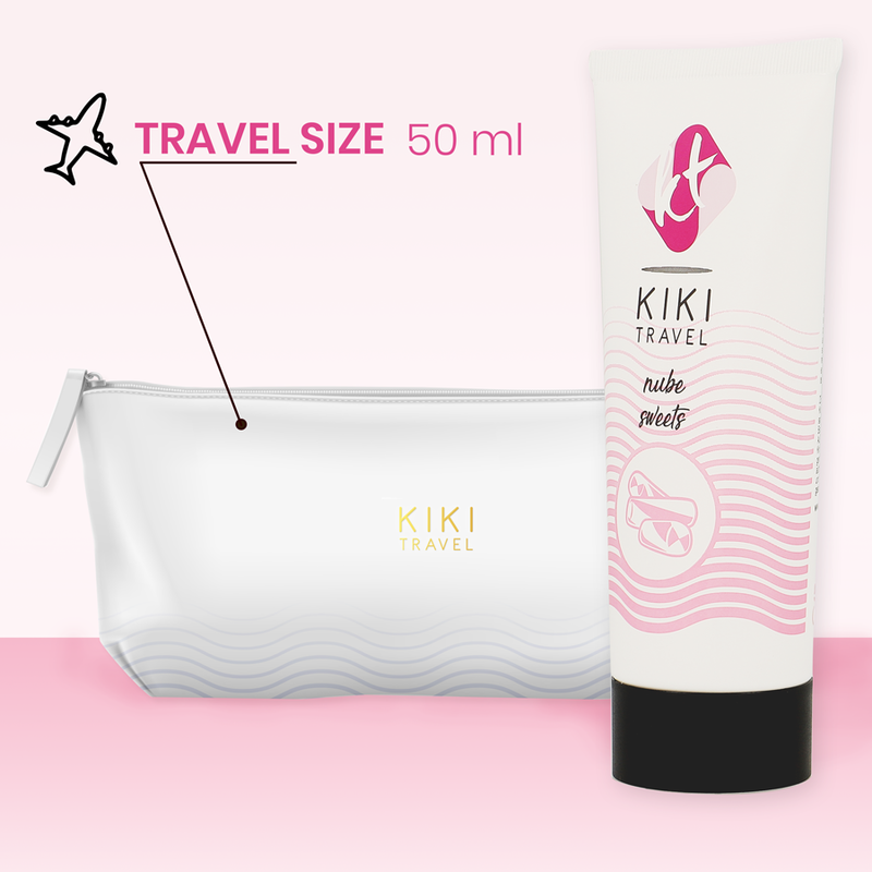 KIKÍ TRAVEL - LUBRIFICANTE SABOR ALGODÃO DOCE 50 ML - Sex Shop Sexy