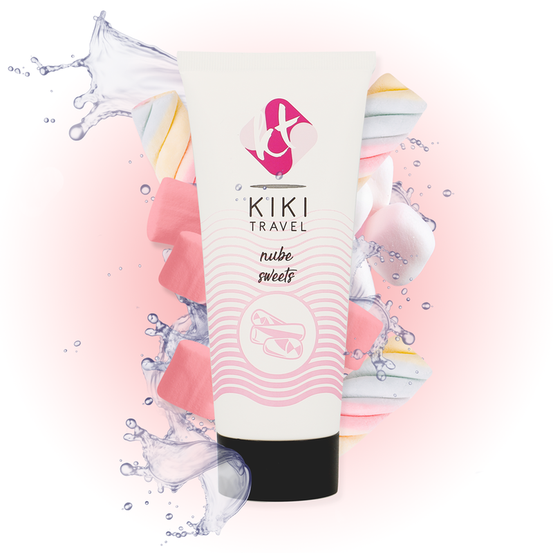 KIKÍ TRAVEL - LUBRIFICANTE SABOR ALGODÃO DOCE 50 ML - Sex Shop Sexy