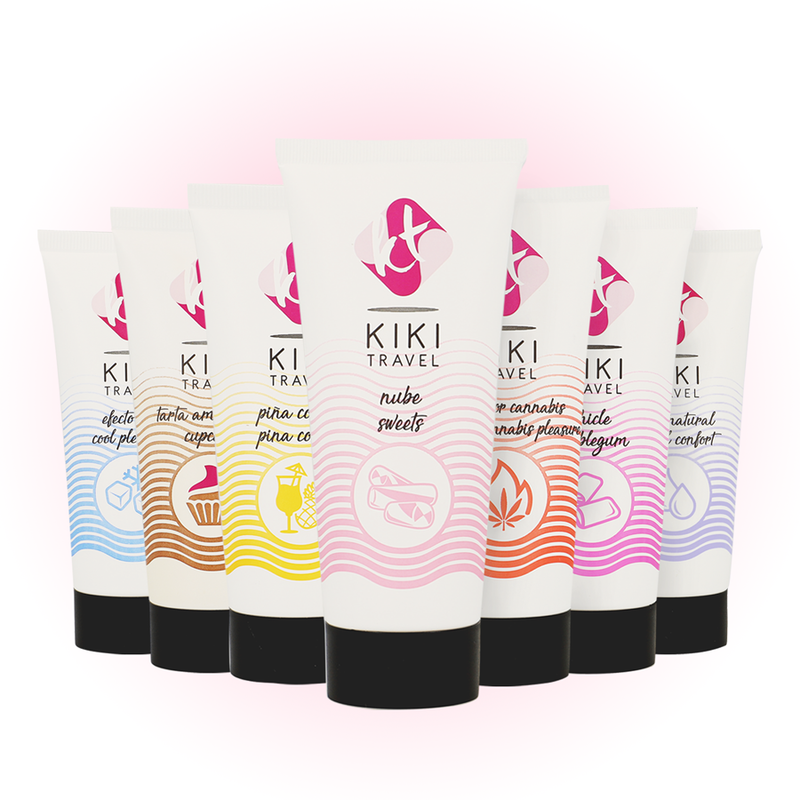 KIKÍ TRAVEL - LUBRIFICANTE SABOR ALGODÃO DOCE 50 ML - Sex Shop Sexy