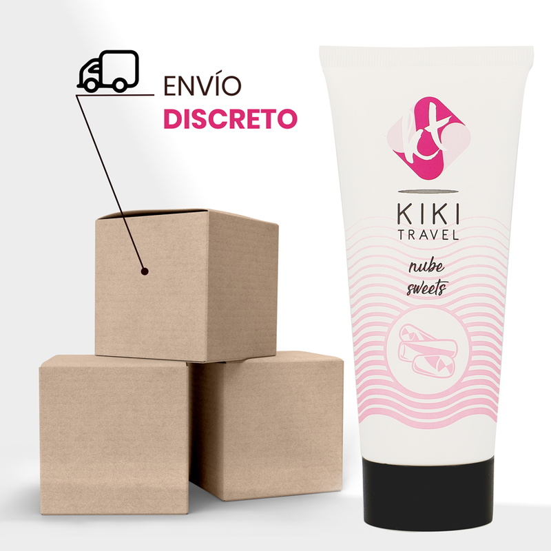 KIKÍ TRAVEL - LUBRIFICANTE SABOR ALGODÃO DOCE 50 ML - Sex Shop Sexy