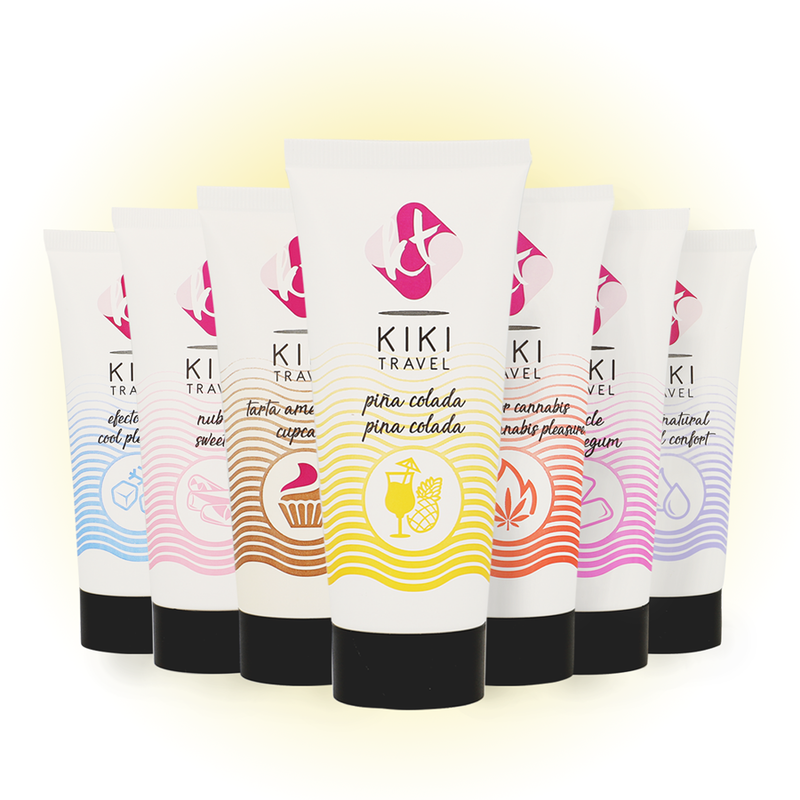 KIKÍ TRAVEL - LUBRIFICANTE SABOR PIÑA COLADA 50 ML - Sex Shop Sexy