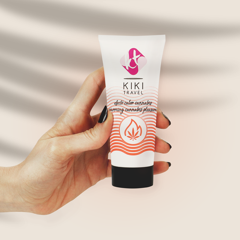 KIKÍ TRAVEL - GEL DESLIZANTE SABOR CANNABIS EFEITO CALOR INTENSO 50 ML - Sex Shop Sexy