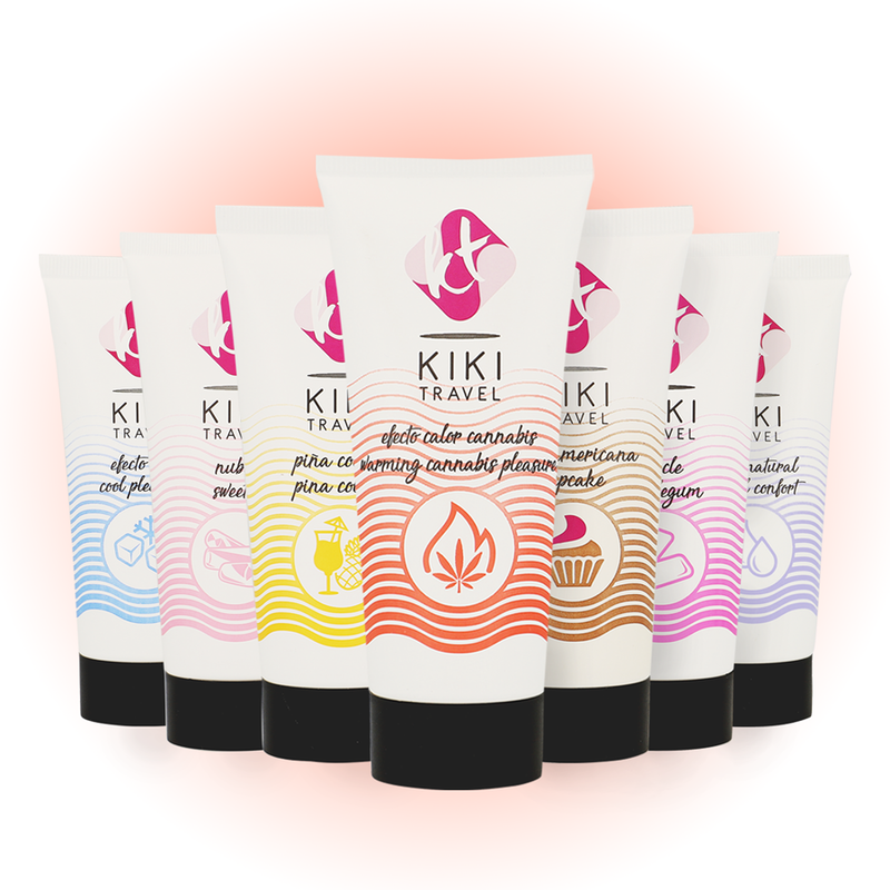 KIKÍ TRAVEL - GEL DESLIZANTE SABOR CANNABIS EFEITO CALOR INTENSO 50 ML - Sex Shop Sexy