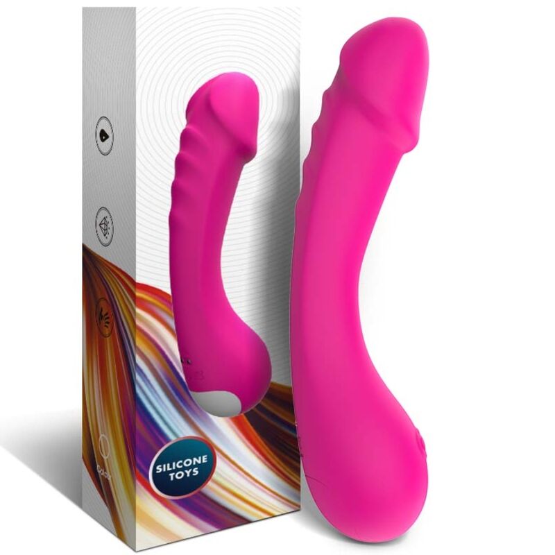 ARMONY - VIBRADOR DILDO G-SPOT SILICONA FUCSIA