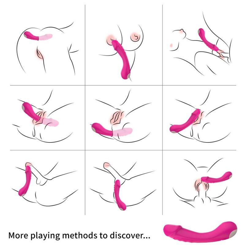 ARMONY - DILDO VIBRADOR PUNTO G SILICONA ROXO