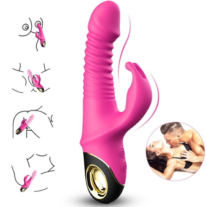 ARMONY - ZING DILDO VIBRADOR COELHO FUCSIA