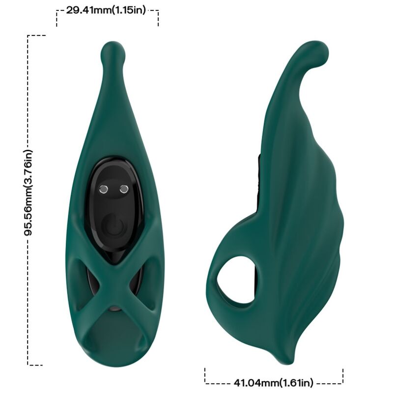 Armony - Estimulador De Dedo E Vibrador Verde
