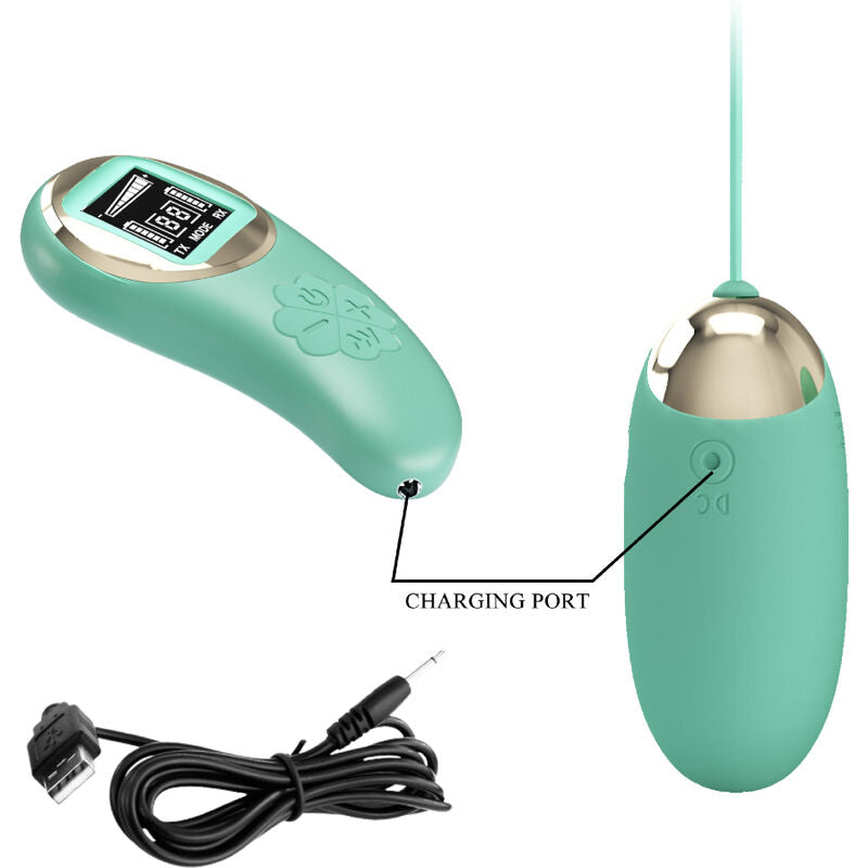 PRETTY LOVE - MINA OVO VIBRADOR COM CONTROLO REMOTO VERDE