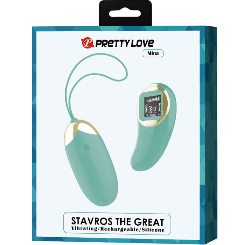PRETTY LOVE - MINA OVO VIBRADOR COM CONTROLO REMOTO VERDE