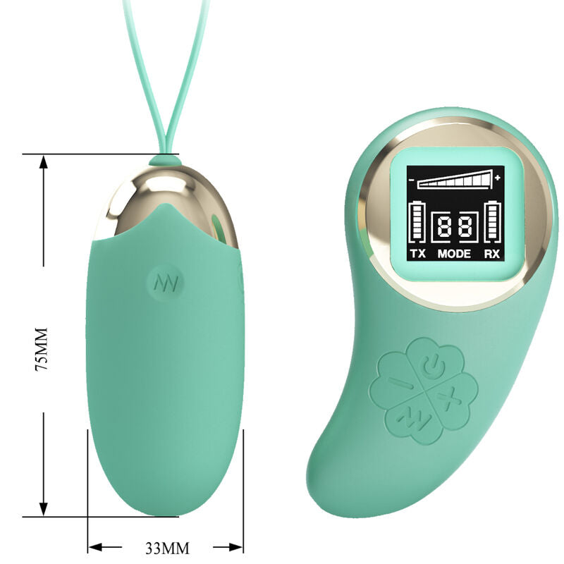 PRETTY LOVE - MINA OVO VIBRADOR COM CONTROLO REMOTO VERDE
