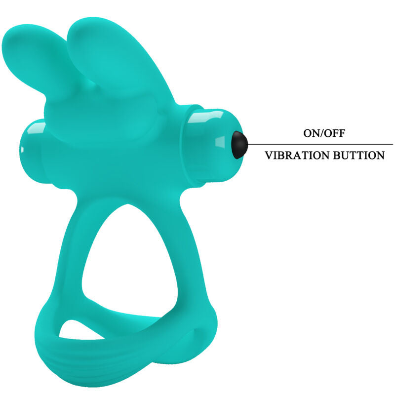 PRETTY LOVE - DANTE ANEL VIBRADOR COELHO VERDE