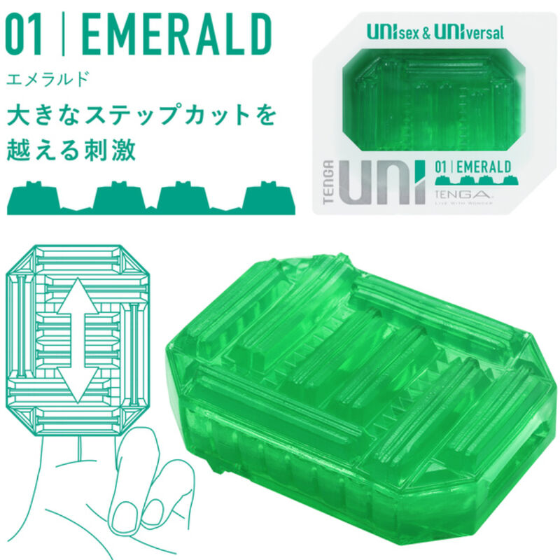 TENGA - UNI VARIETY MASTURBADOR DE DEDO PACK 4 UNIDADES