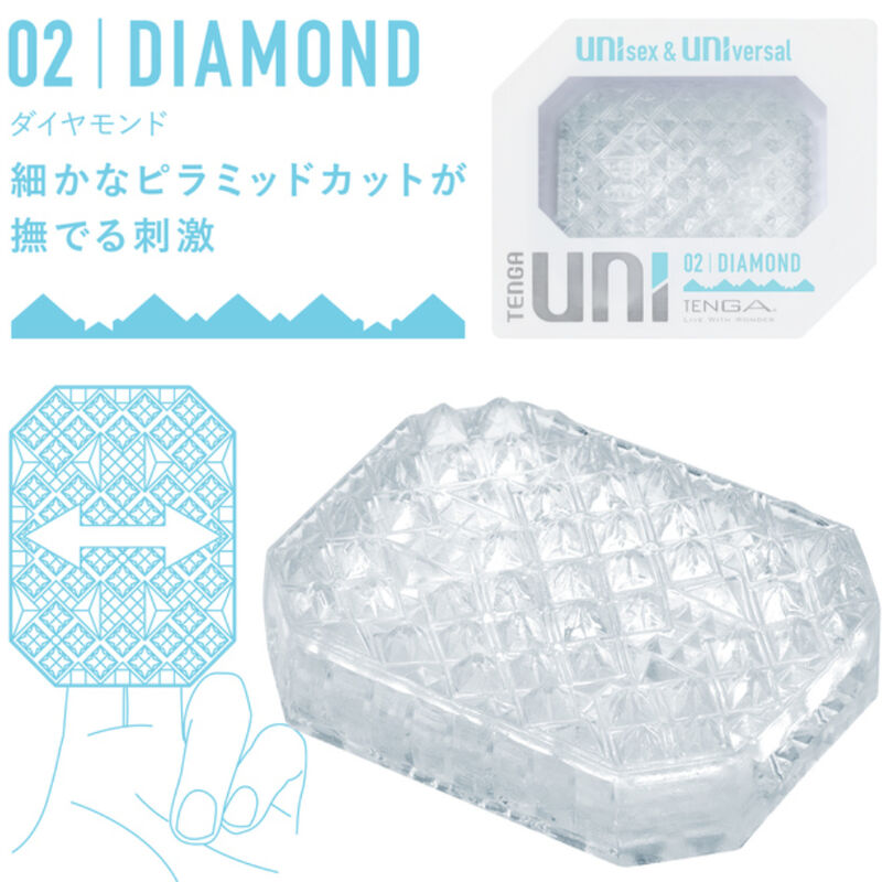 TENGA - UNI VARIETY MASTURBADOR DE DEDO PACK 4 UNIDADES
