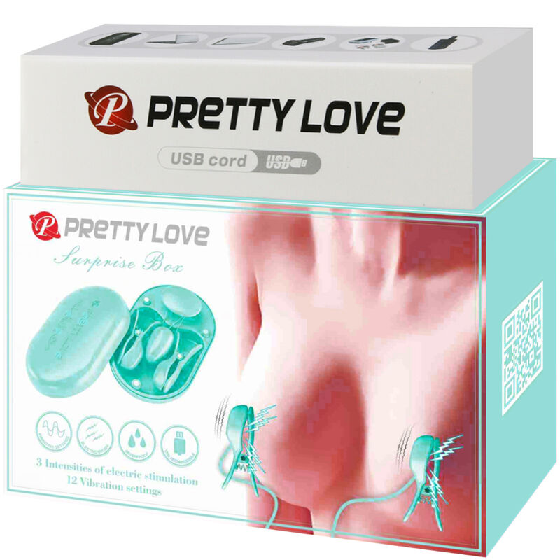 PRETTY LOVE - SURPRISE BOX MOLAS DE ELETROESTIMULAÇÃO AZUL