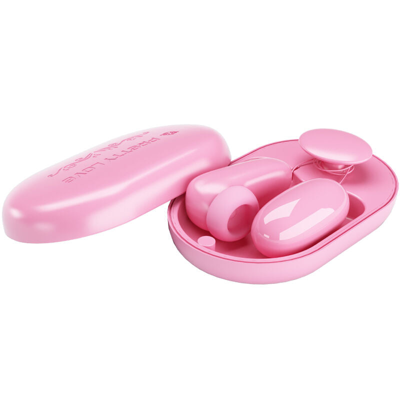 PRETTY LOVE - MAGIC BOX BALA VIBRATÓRIA E ESTIMULADOR ROSA
