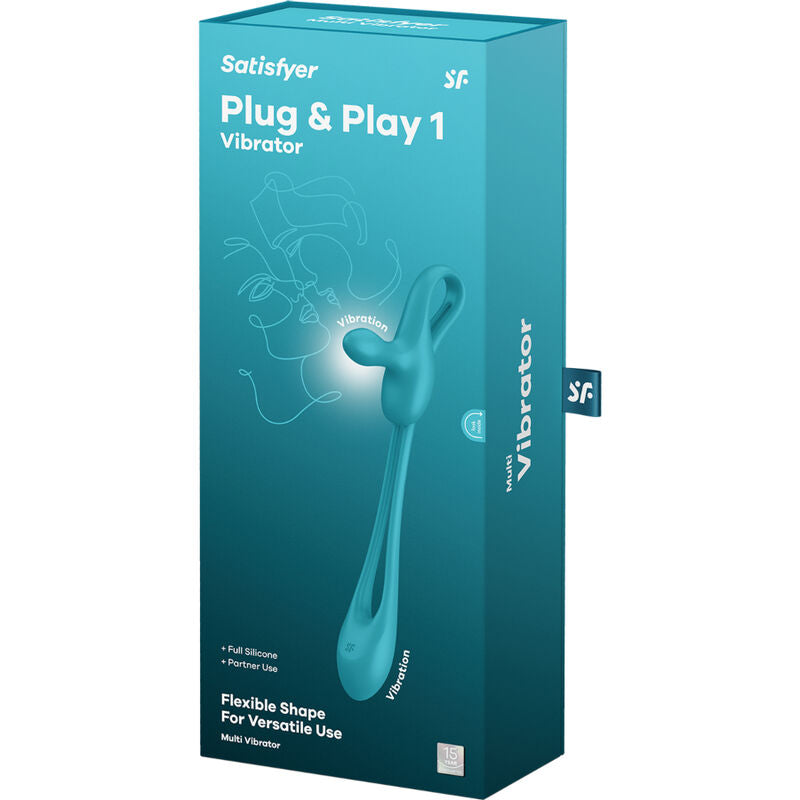 SATISFYER - PLUG &amp; PLAY 1 MULTIVIBRADOR FLEXIBLE