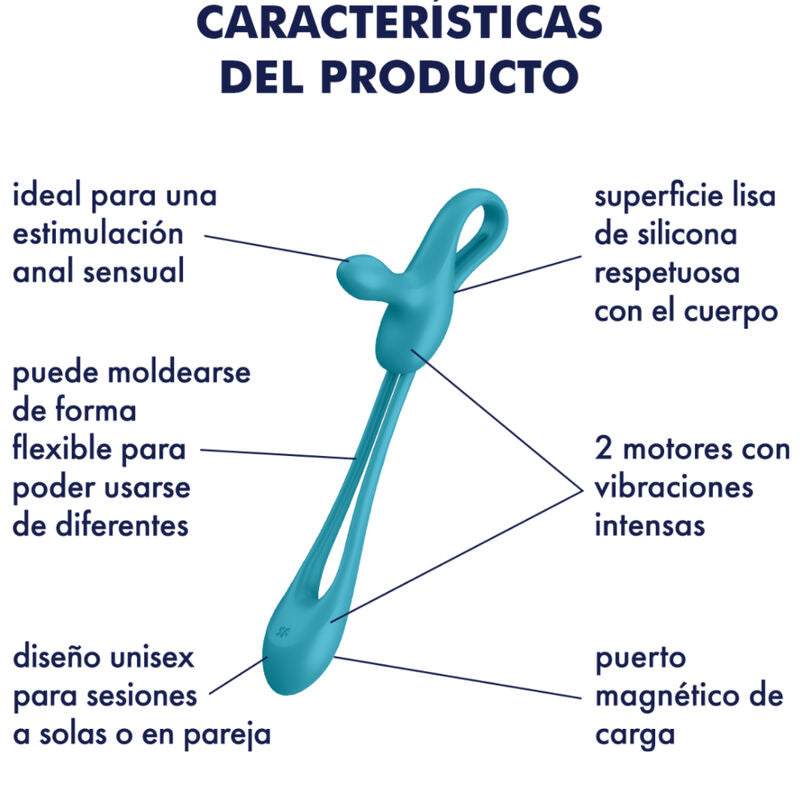 SATISFYER - PLUG &amp; PLAY 1 MULTIVIBRADOR FLEXIBLE