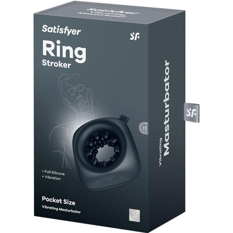 SATISFYER - ANILLO MASTURBADOR Y VIBRADOR