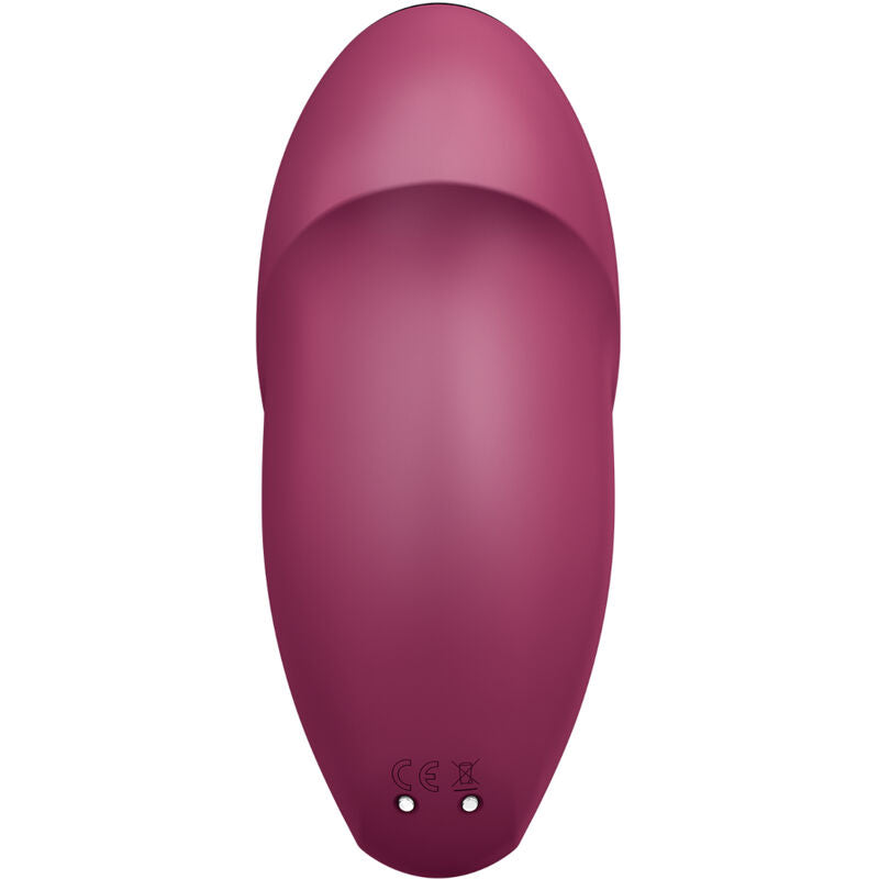 Satisfyer Tap &amp; Climax 1 Vibrador Lay-On Rojo