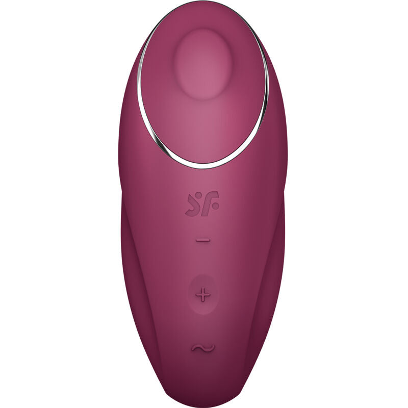 Satisfyer Tap &amp; Climax 1 Vibrador Lay-On Rojo
