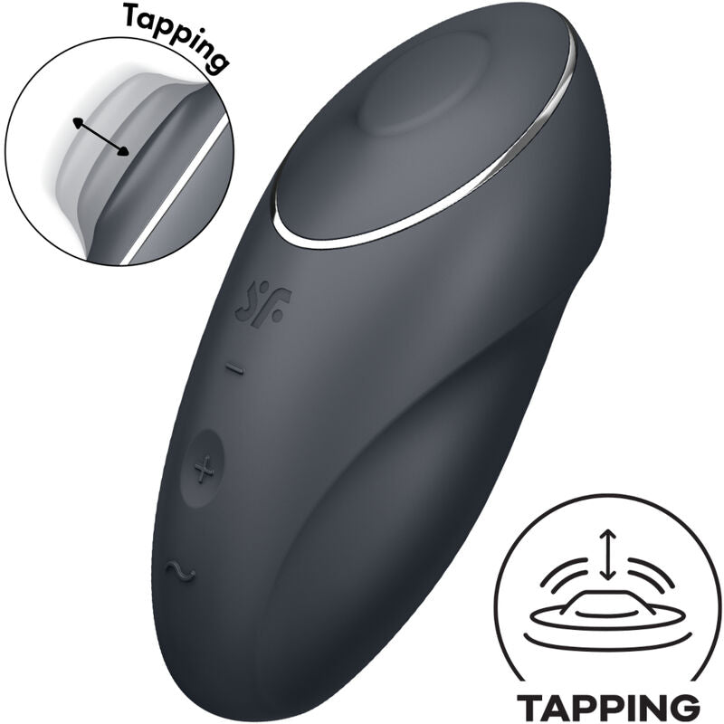 Satisfyer Tap &amp; Climax 1 Vibrador Lay-On Rojo