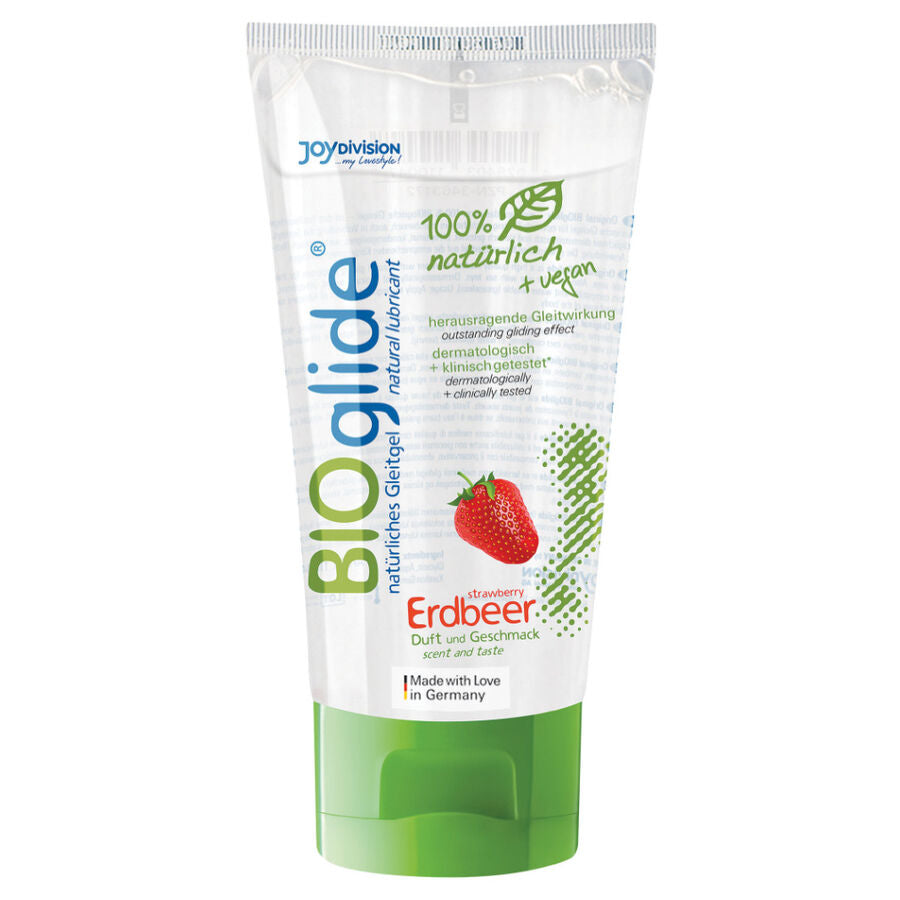 JOYDIVISION BIOGLIDE - LUBRIFICANTE SABOR MORANGO 80 ML - Sex Shop Sexy