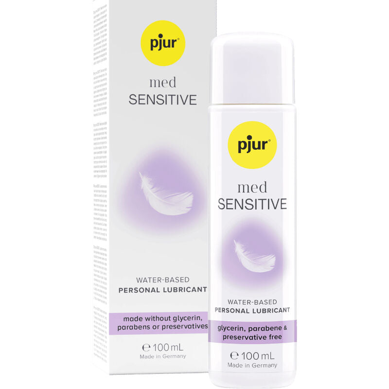 Pjur - Med Sensitive Glide Lubrificante Base De Gua 100 Ml