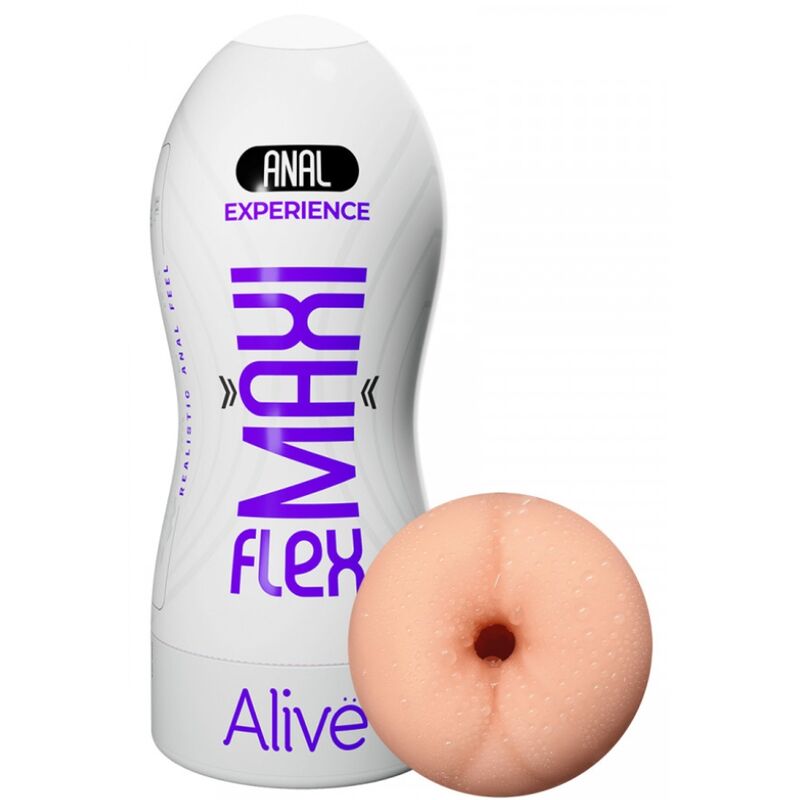 Alive - Maxi Flex Masturbador Masculino Anal Tamanho L
