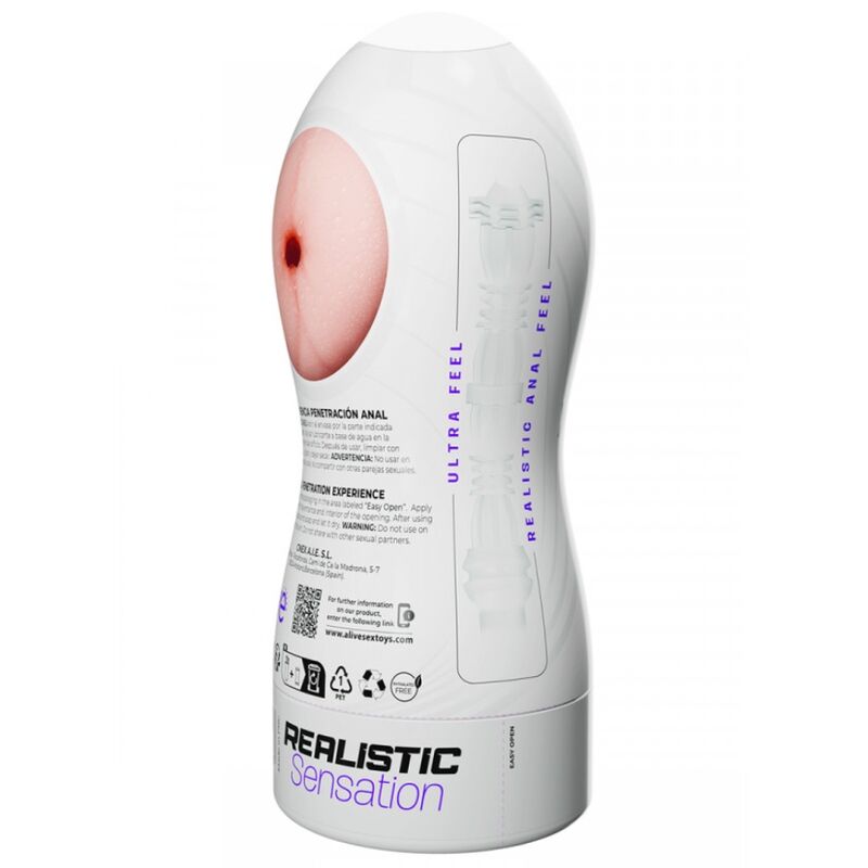 Alive - Maxi Flex Masturbador Masculino Anal Tamanho L