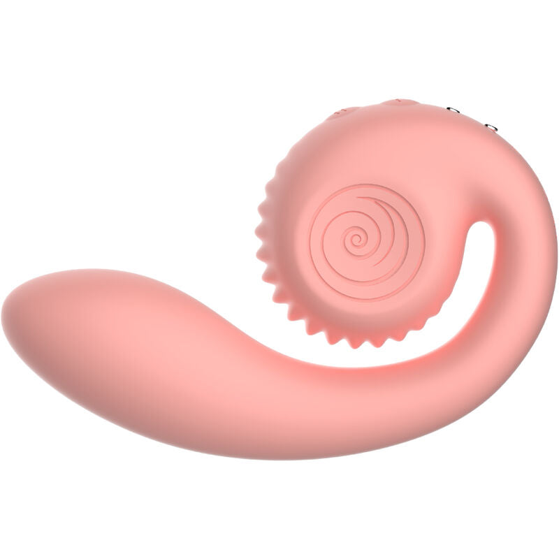 Vibrador Caracol - Gizi Estimulador Dual Rosa