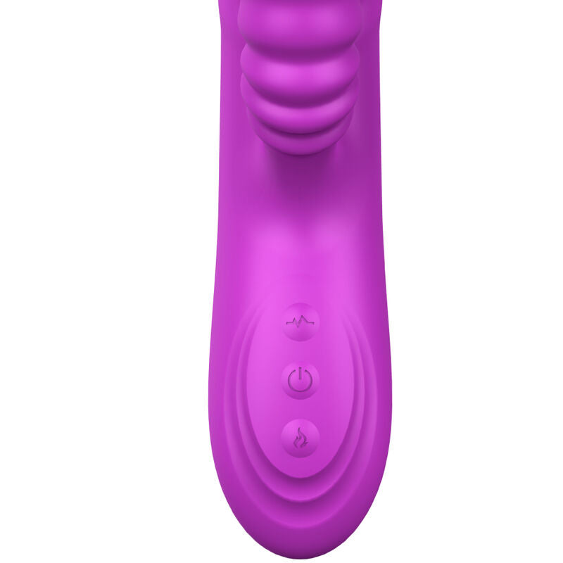 Armony - Vibrador Multifuncional Angelia Com Língua Estimulante Efeito Calor Violeta