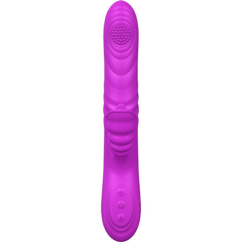 Armony - Vibrador Multifuncional Angelia Com Língua Estimulante Efeito Calor Violeta