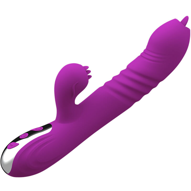 Armony - Vibrador Multifuncional de Lengua Dupla Efeito de Calor Violeta