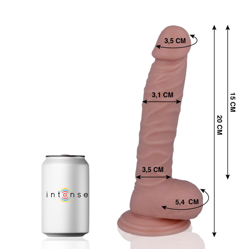 MR INTENSE - 19 DILDO REALISTA 20 CM x 3.1 CM - Sex Shop Sexy